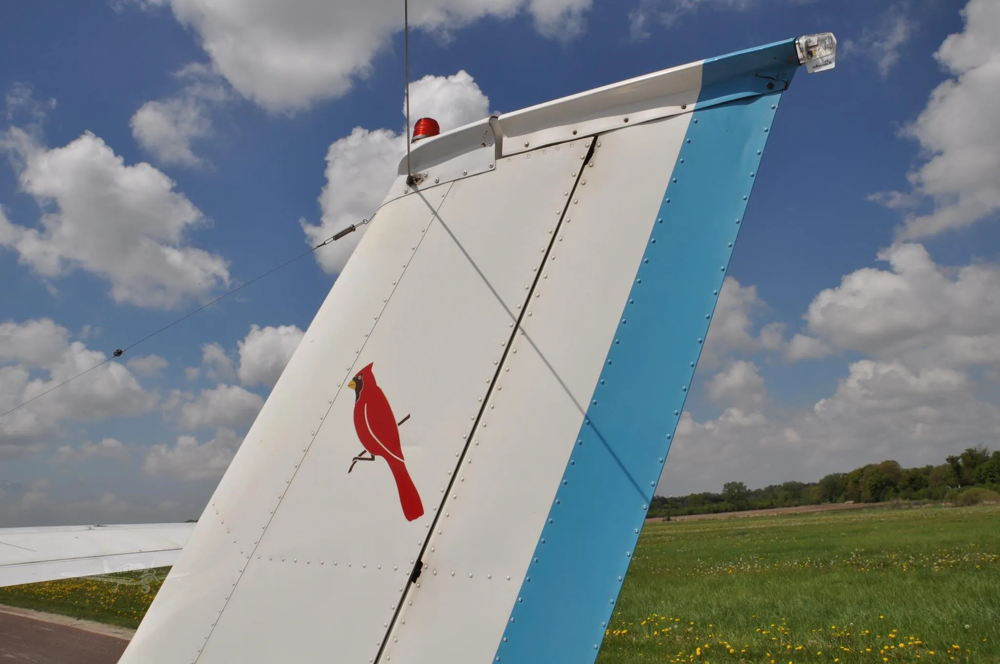 Engine detail of a 1976 CESSNA 177RG.