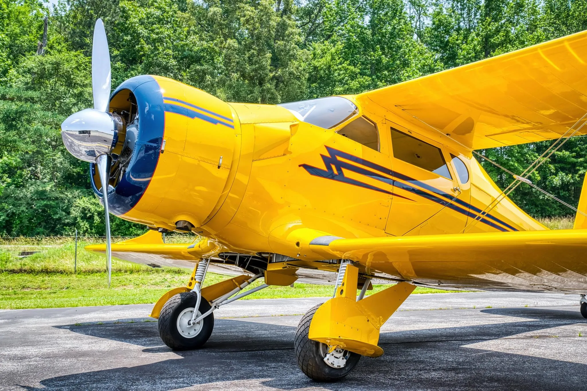 Exterior view of a 1944 BEECHCRAFT D17S, N67716.