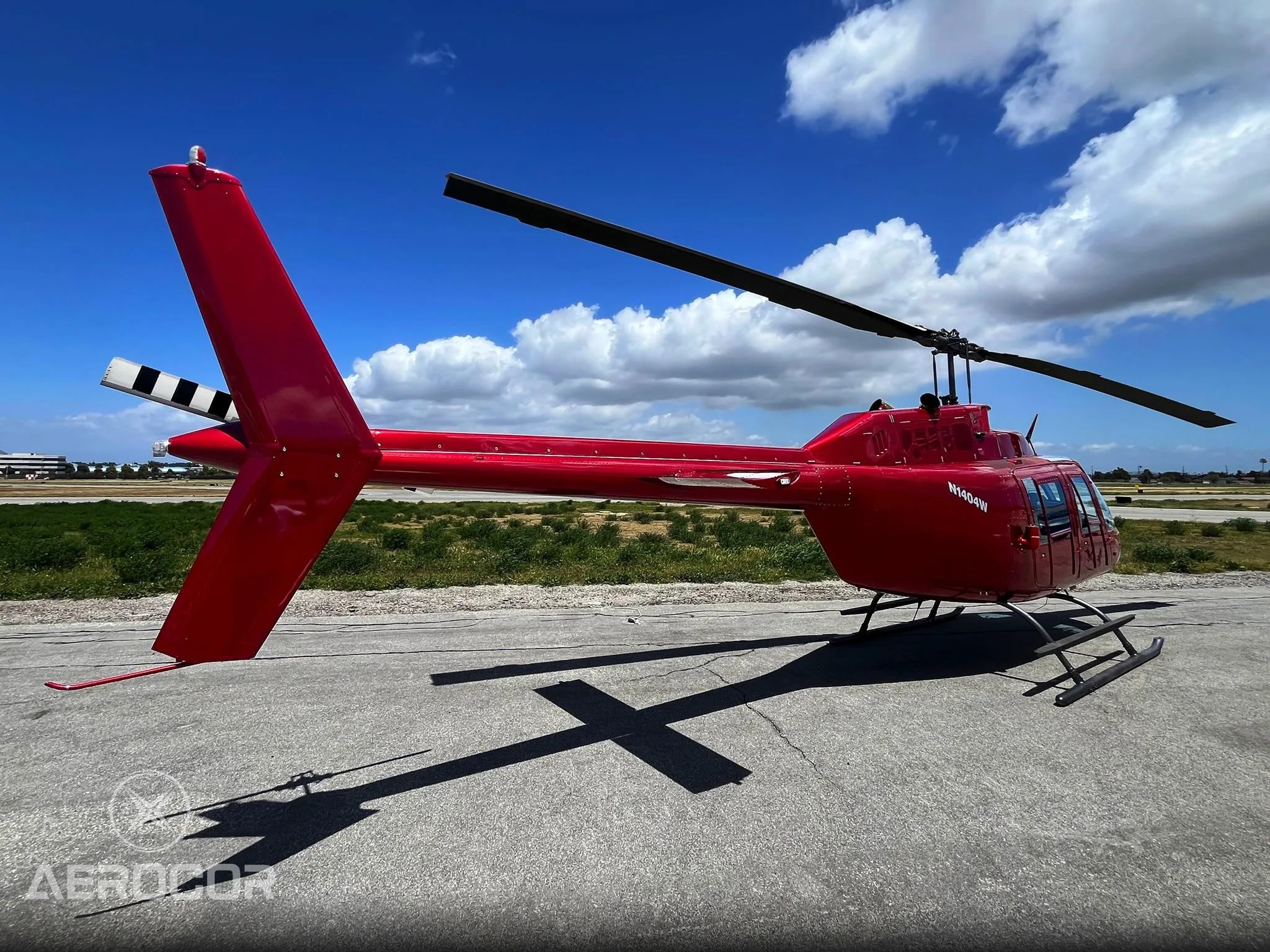 Marketing image of a 1968 BELL 206B.
