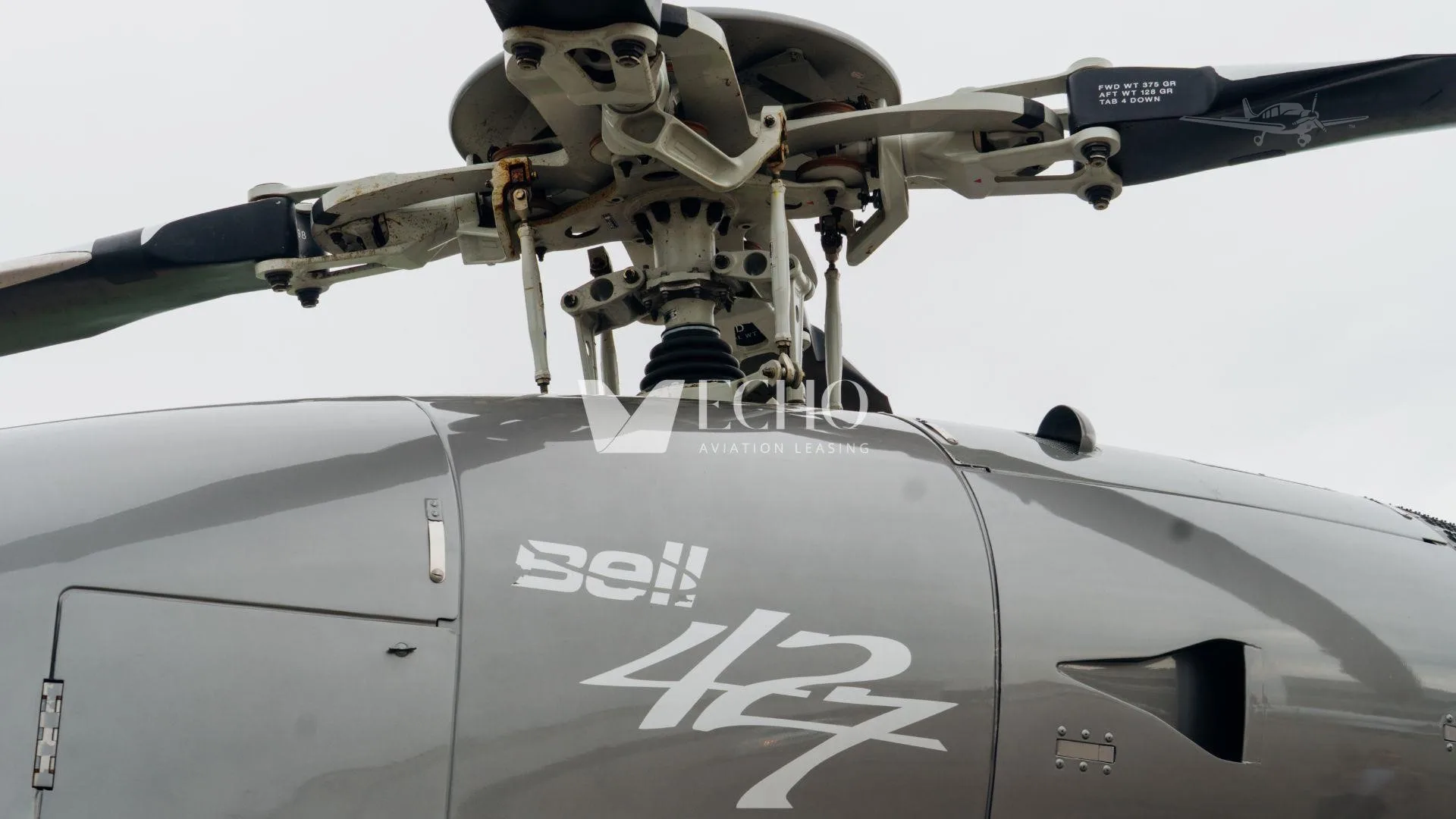 Engine detail of a 2006 BELL 427.
