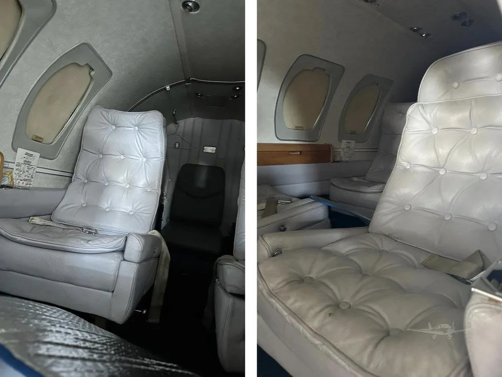 Cabin interior of a CESSNA CITATION ISP.