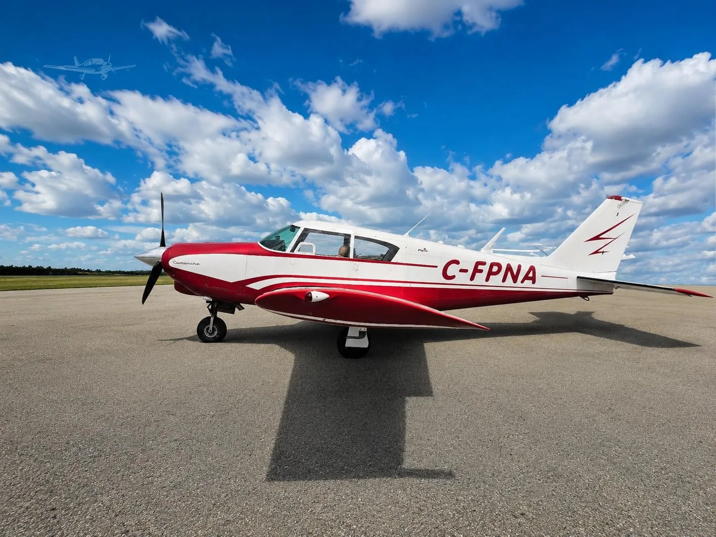 Exterior view of a 1963 PIPER COMANCHE 180, C-FPNA.