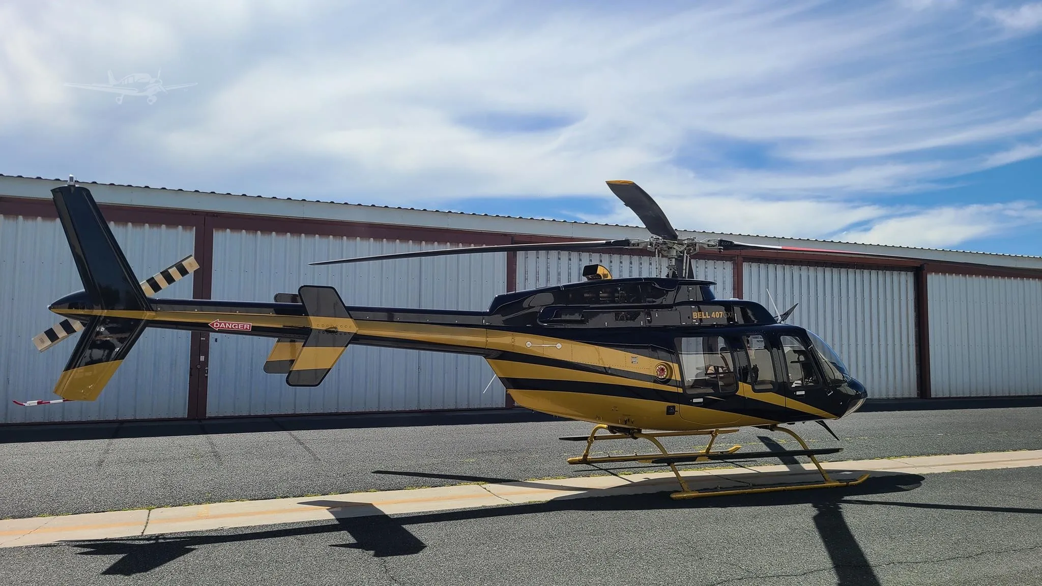 Exterior view of a 2020 BELL 407GXI.