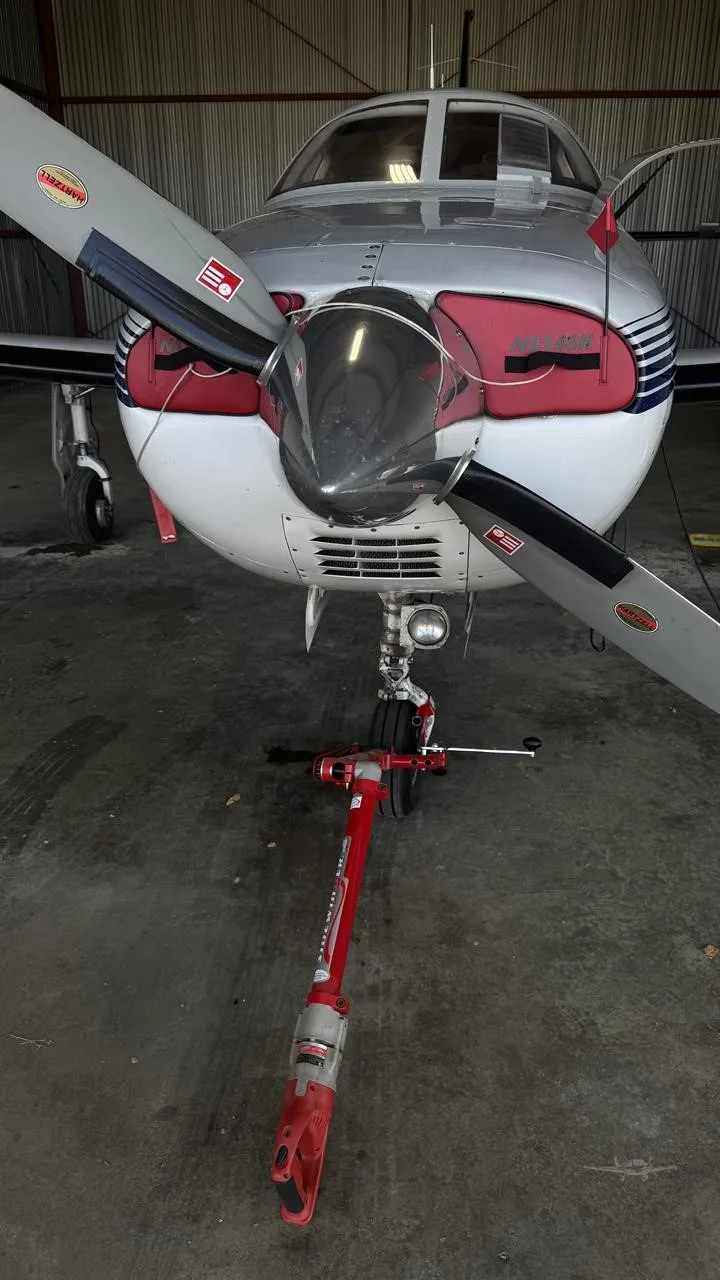 Exterior view of a 1988 PIPER MALIBU, N9146R.