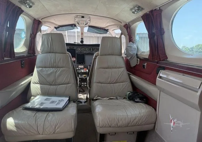 Cabin interior of a 1982 CESSNA 340A.