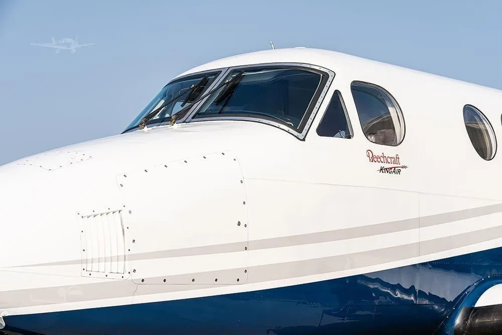 Marketing image of a 1975 BEECHCRAFT KING AIR 200.