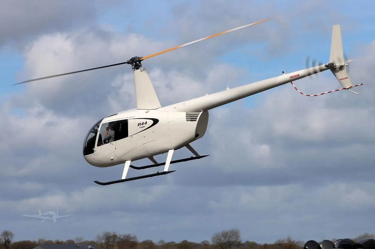 Marketing image of a 2018 ROBINSON R44 CADET.