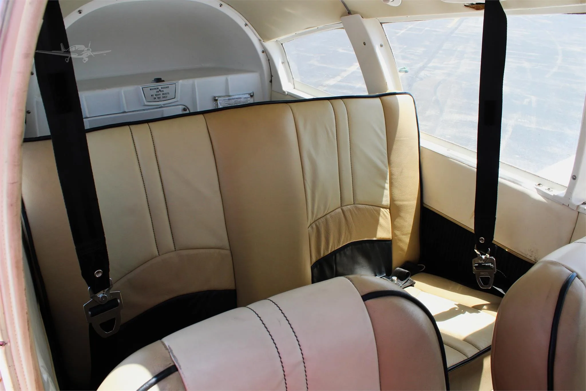 Cabin interior of a 1969 PIPER ARROW.