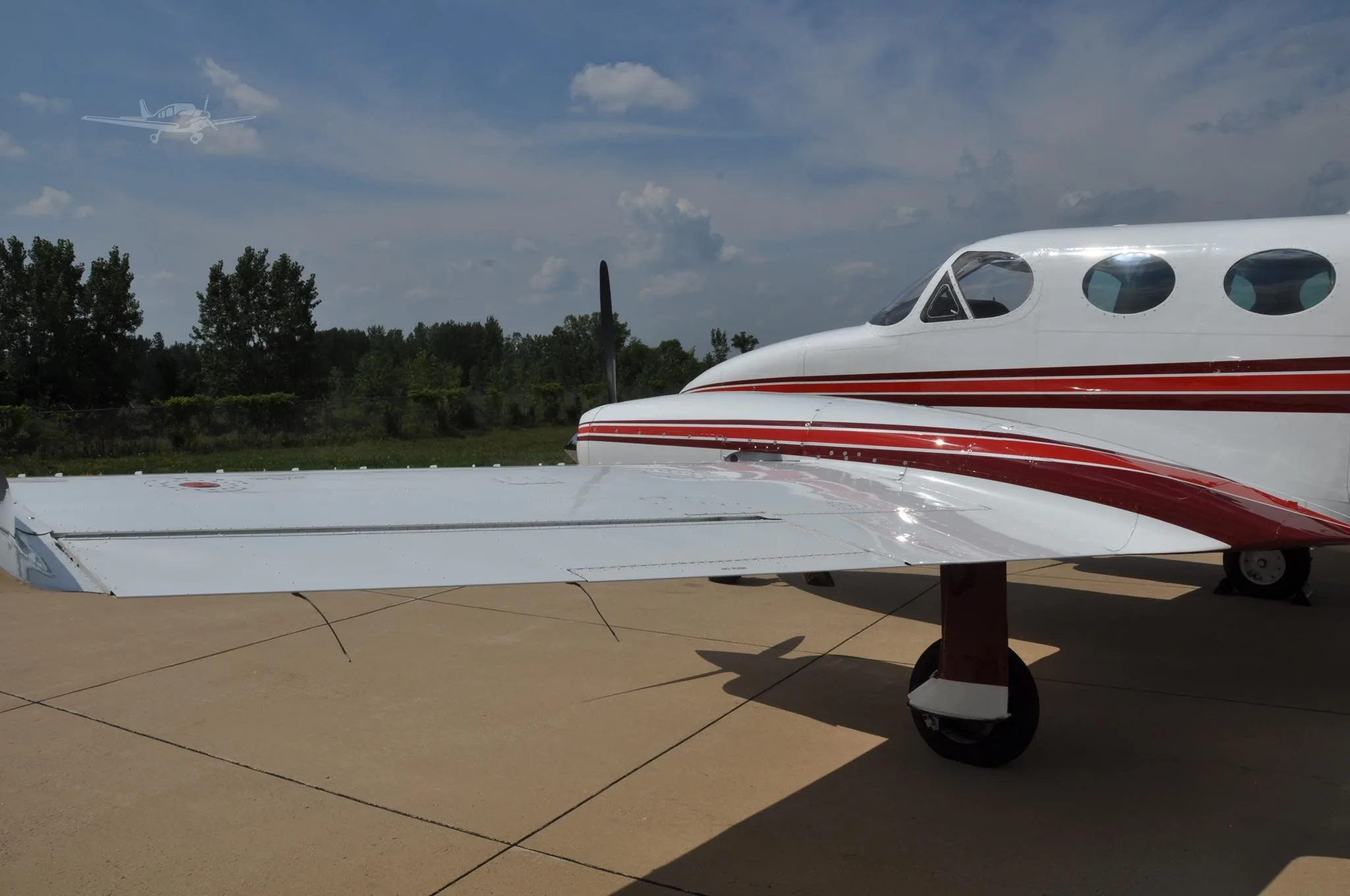 Exterior view of a 1980 CESSNA 340A, N340PC.
