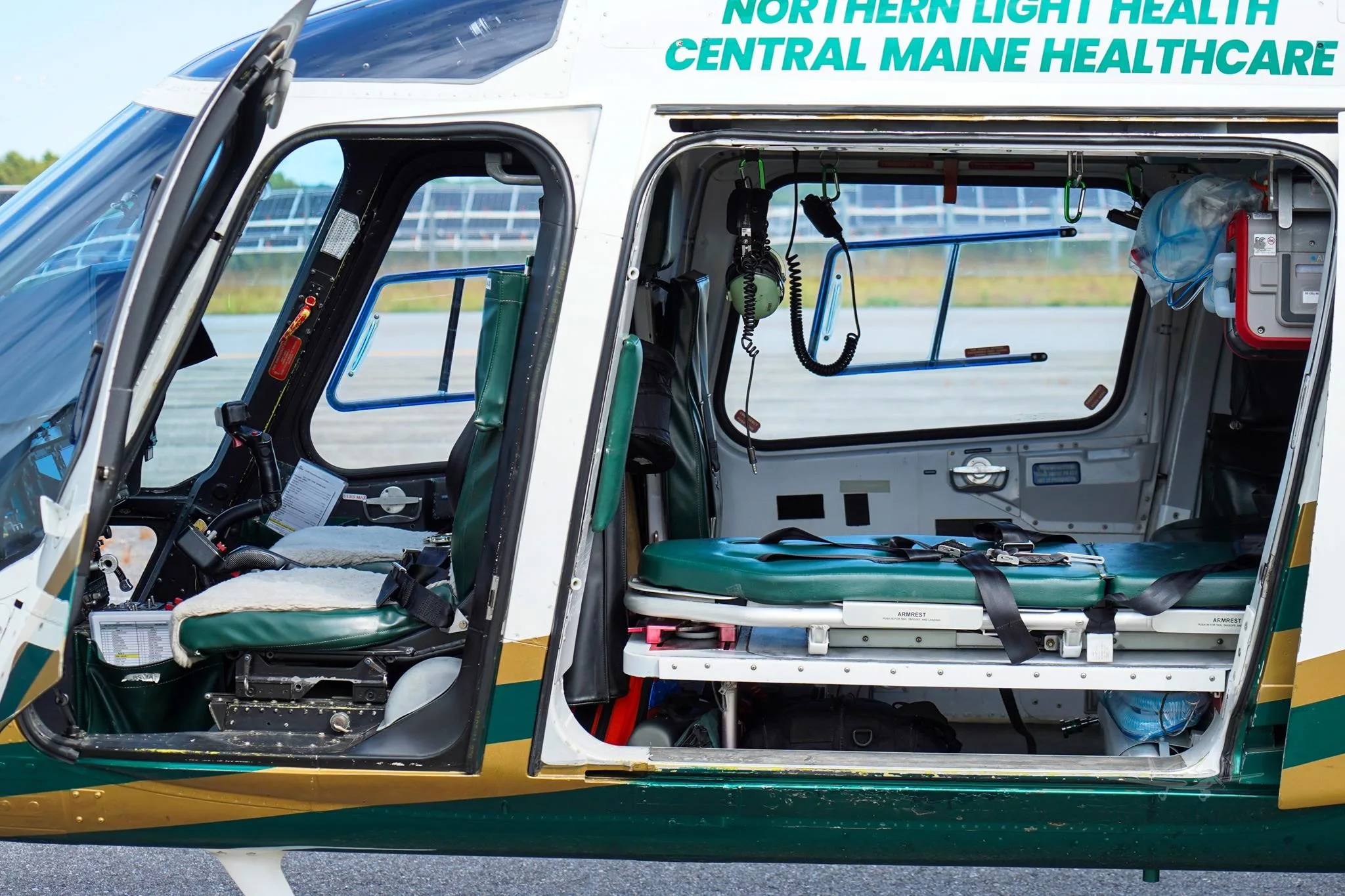 Exterior view of a 2004 AGUSTA AW109E POWER, N901EM.