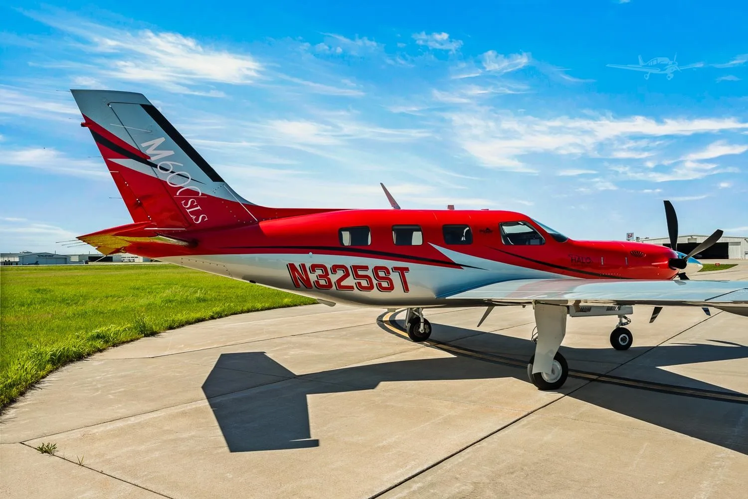 Exterior view of a 2020 PIPER M600 SLS, N325ST.