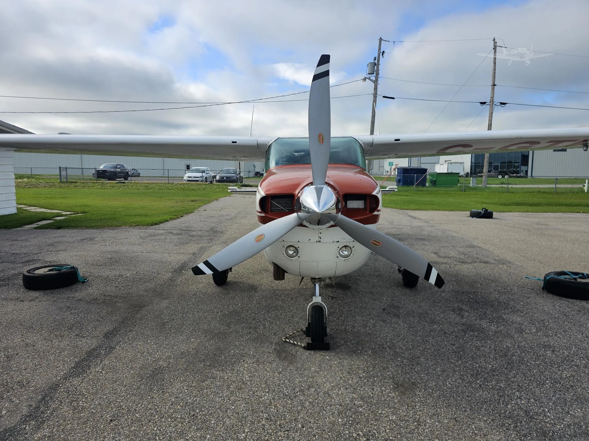 Exterior view of a 1974 CESSNA TURBO 210, C-GTPA.