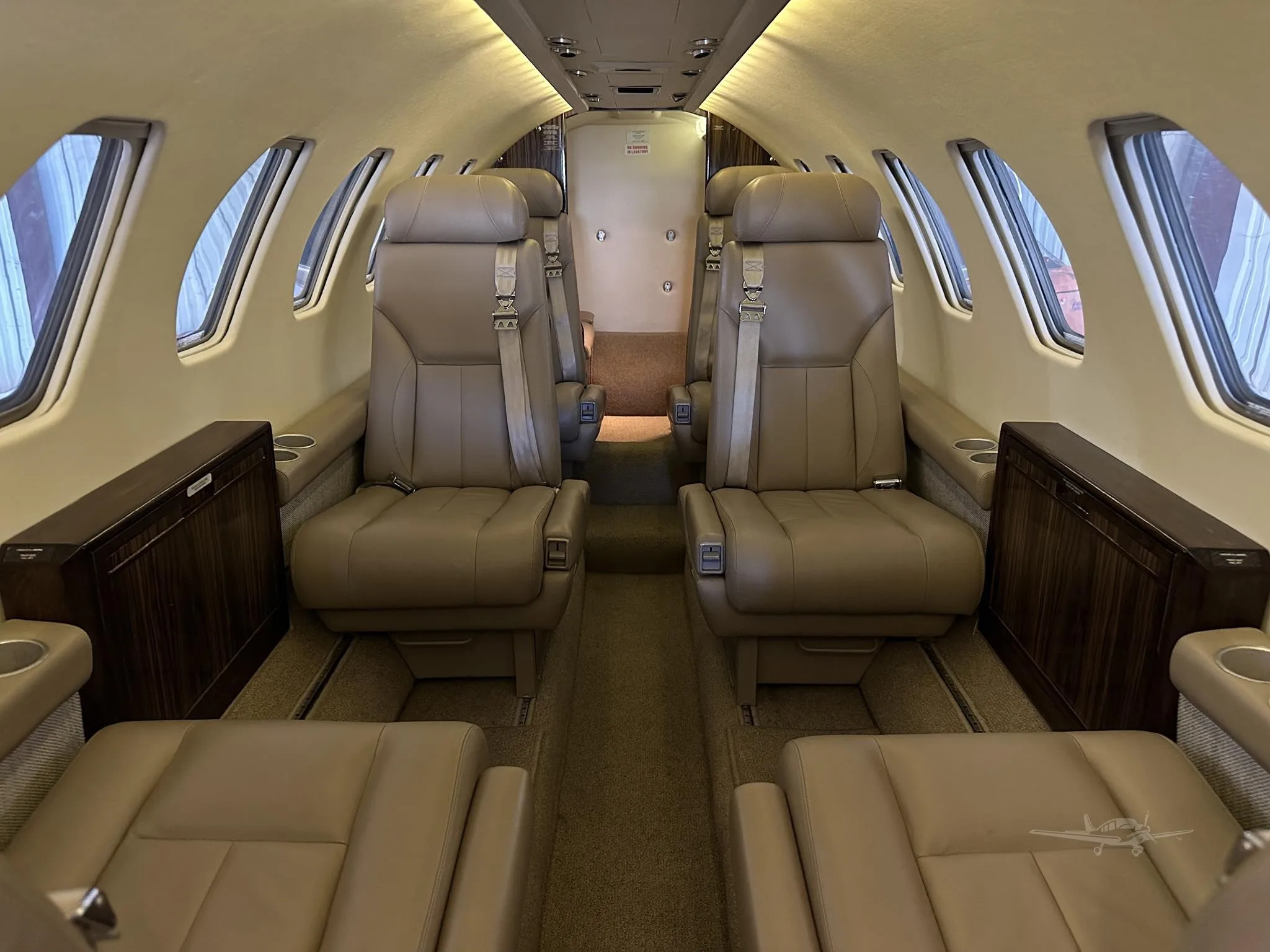 Cabin interior of a 1992 CESSNA CITATION V.