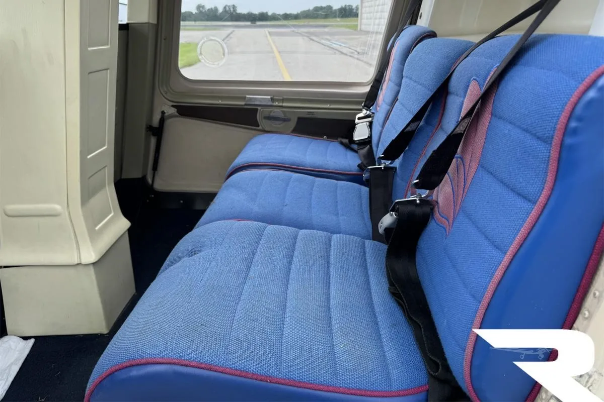 Cabin interior of a 1981 BELL 206B III.