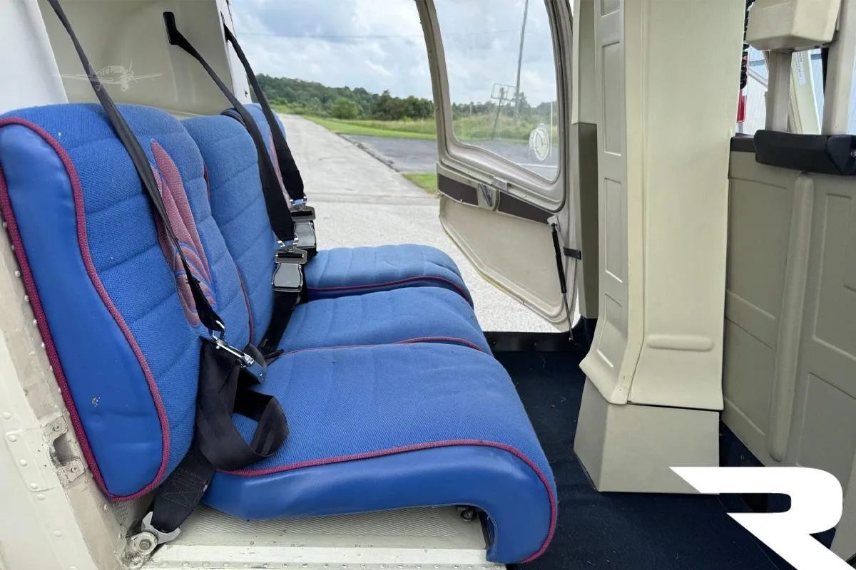 Cabin interior of a 1981 BELL 206B III.