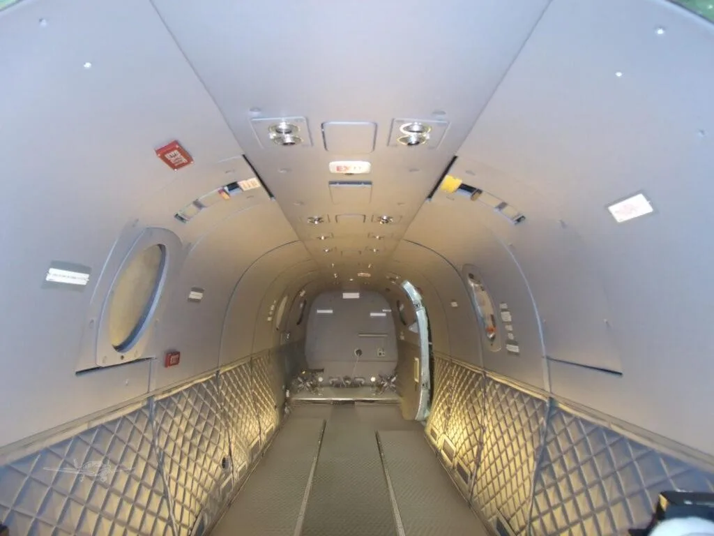 Cabin interior of a 2010 BEECHCRAFT KING AIR 350ER.
