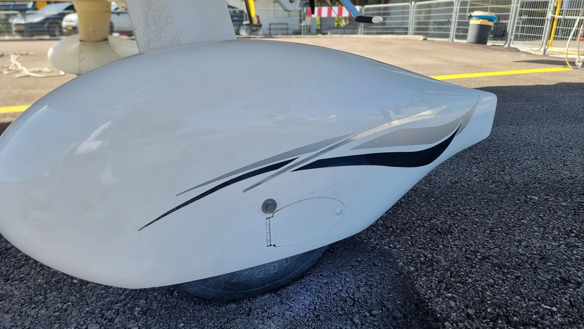 Engine detail of a 2007 CIRRUS SR22-G2 TURBO.