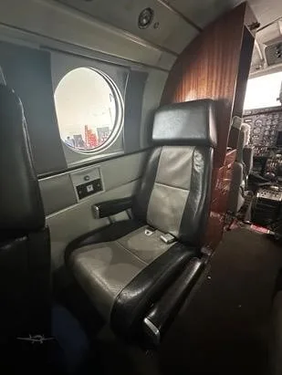 Cabin interior of a 1971 BEECHCRAFT KING AIR 100.
