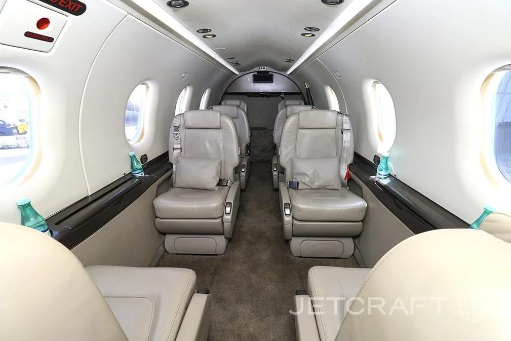 Cabin interior of a 2013 PILATUS PC-12 NG.