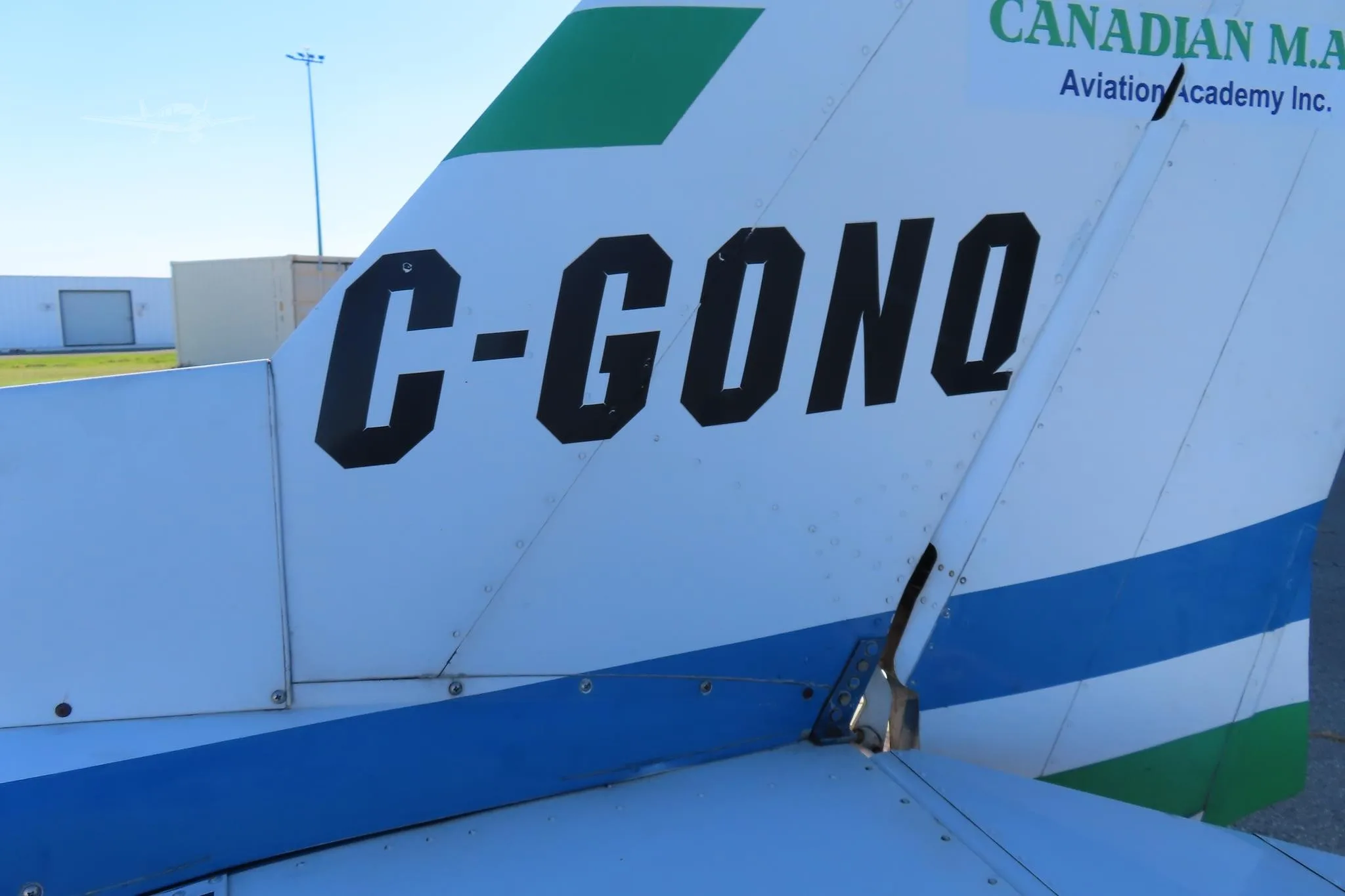 Engine detail of a 1979 CESSNA 152.