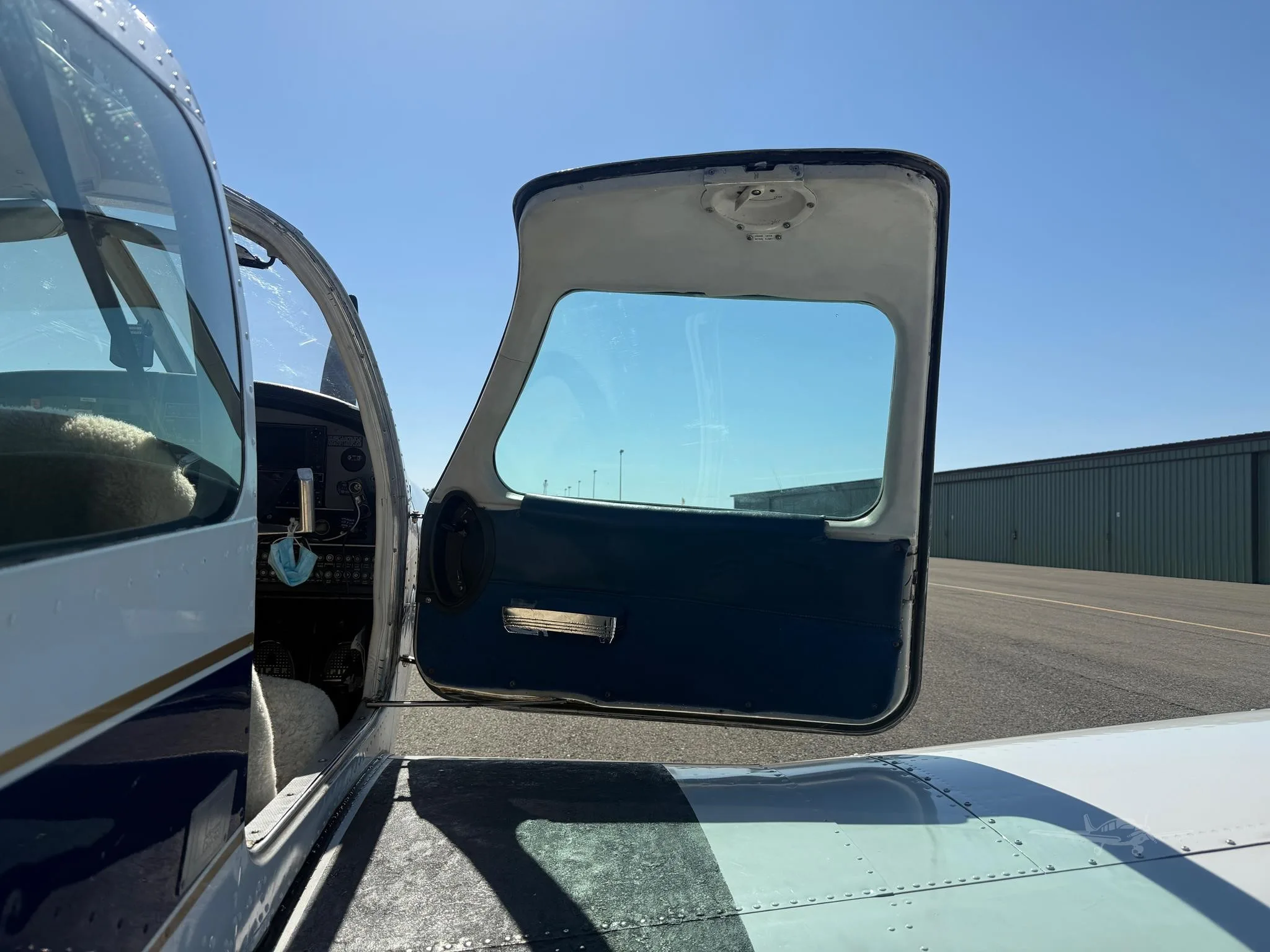 Exterior view of a 1976 PIPER ARROW II, N4531F.