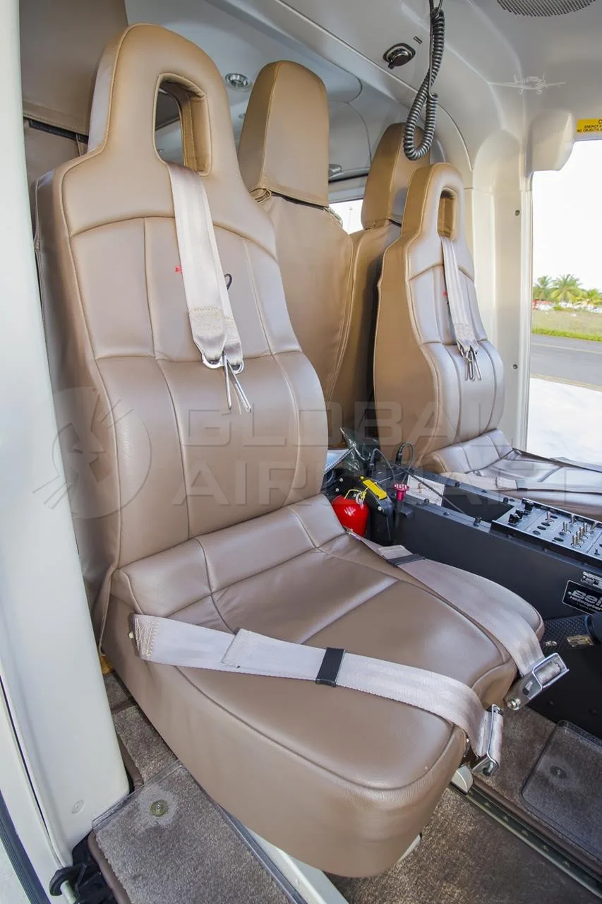 Cabin interior of a 2014 BELL 429WLG.