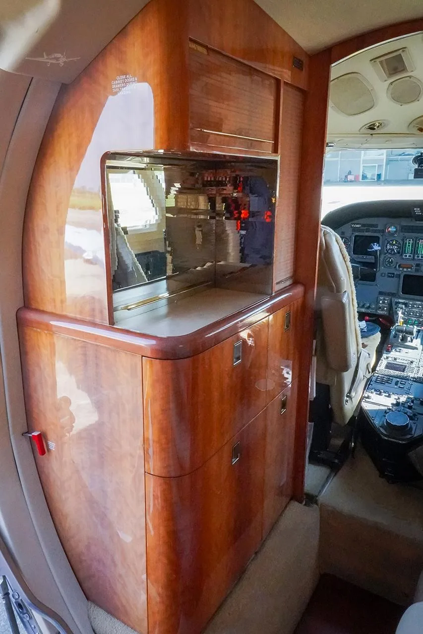 Cabin interior of a 1992 CESSNA CITATION VII.