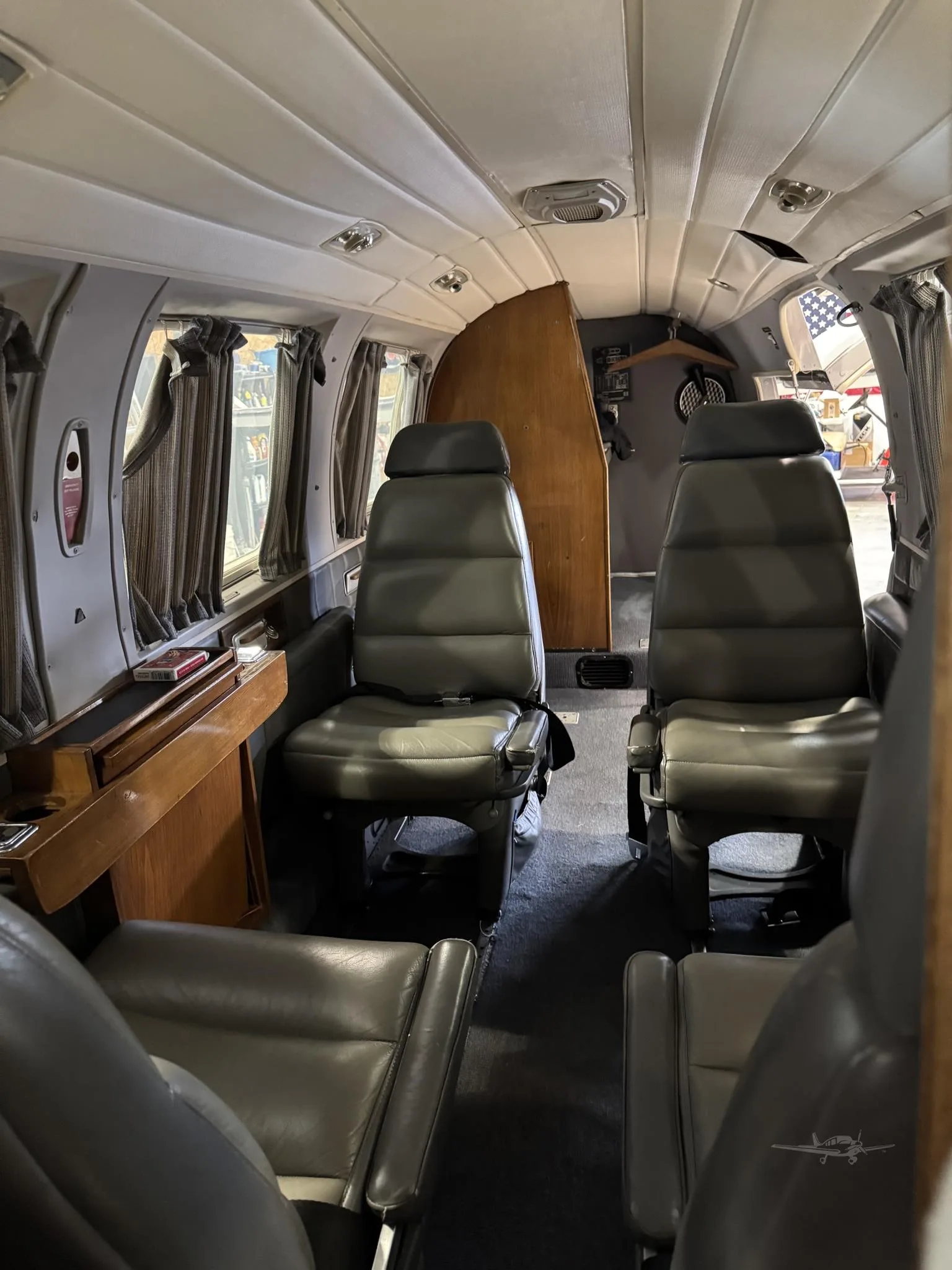 Cabin interior of a 1976 PIPER NAVAJO CR.