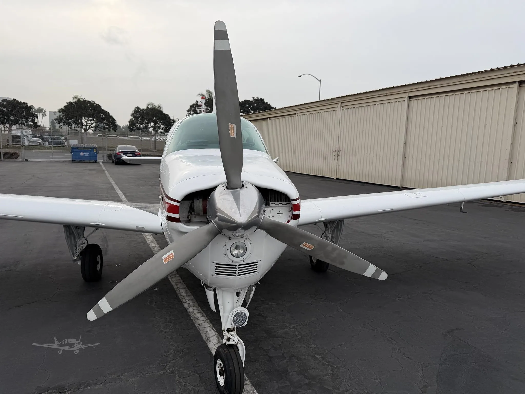 Exterior view of a 1977 BEECHCRAFT A36 BONANZA, N759VL.