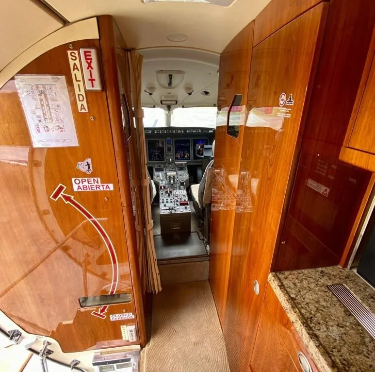 Cabin interior of a 2012 BOMBARDIER CHALLENGER 300.
