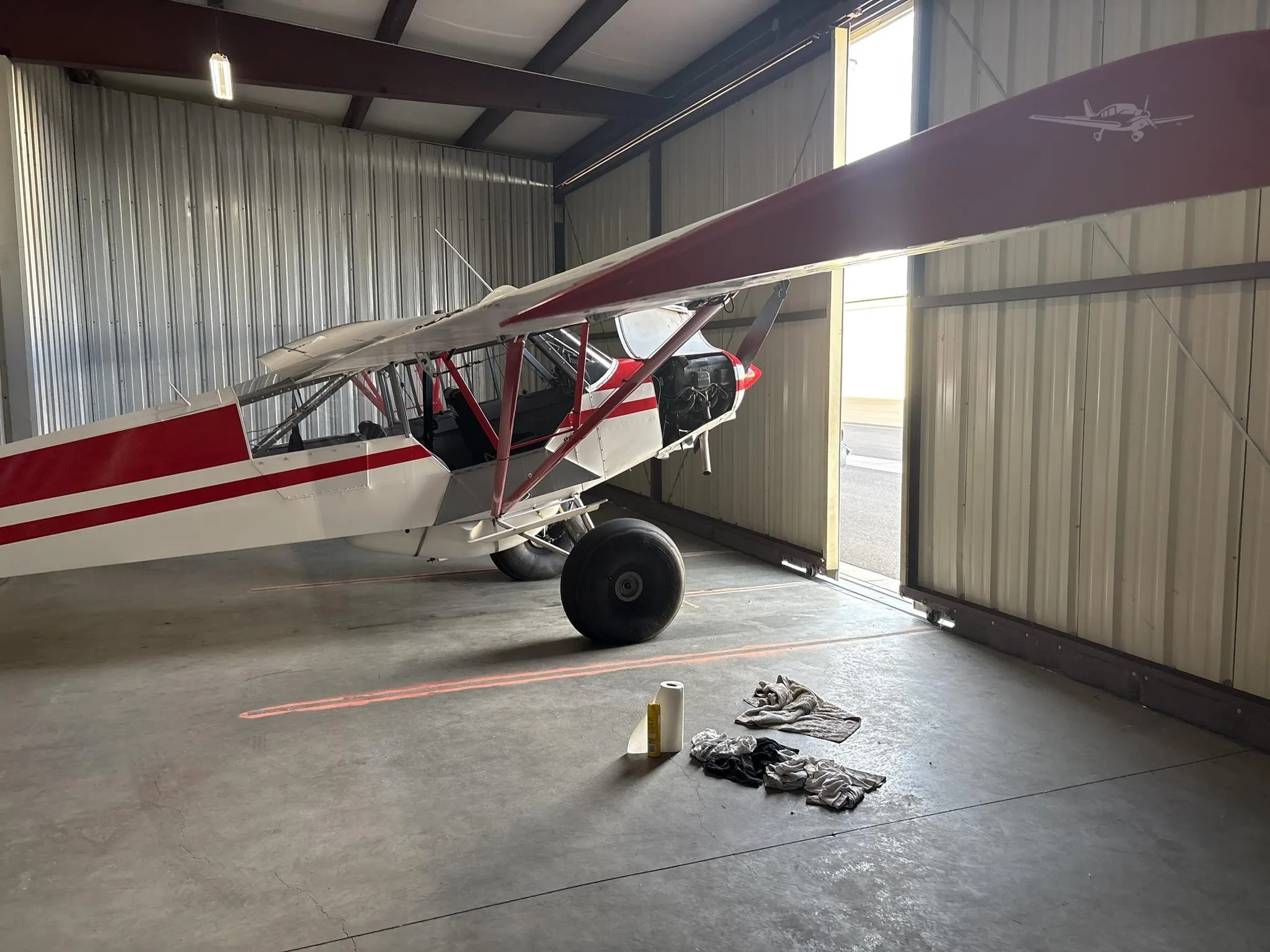 Exterior view of a 1953 PIPER SUPER CUB, N226T.