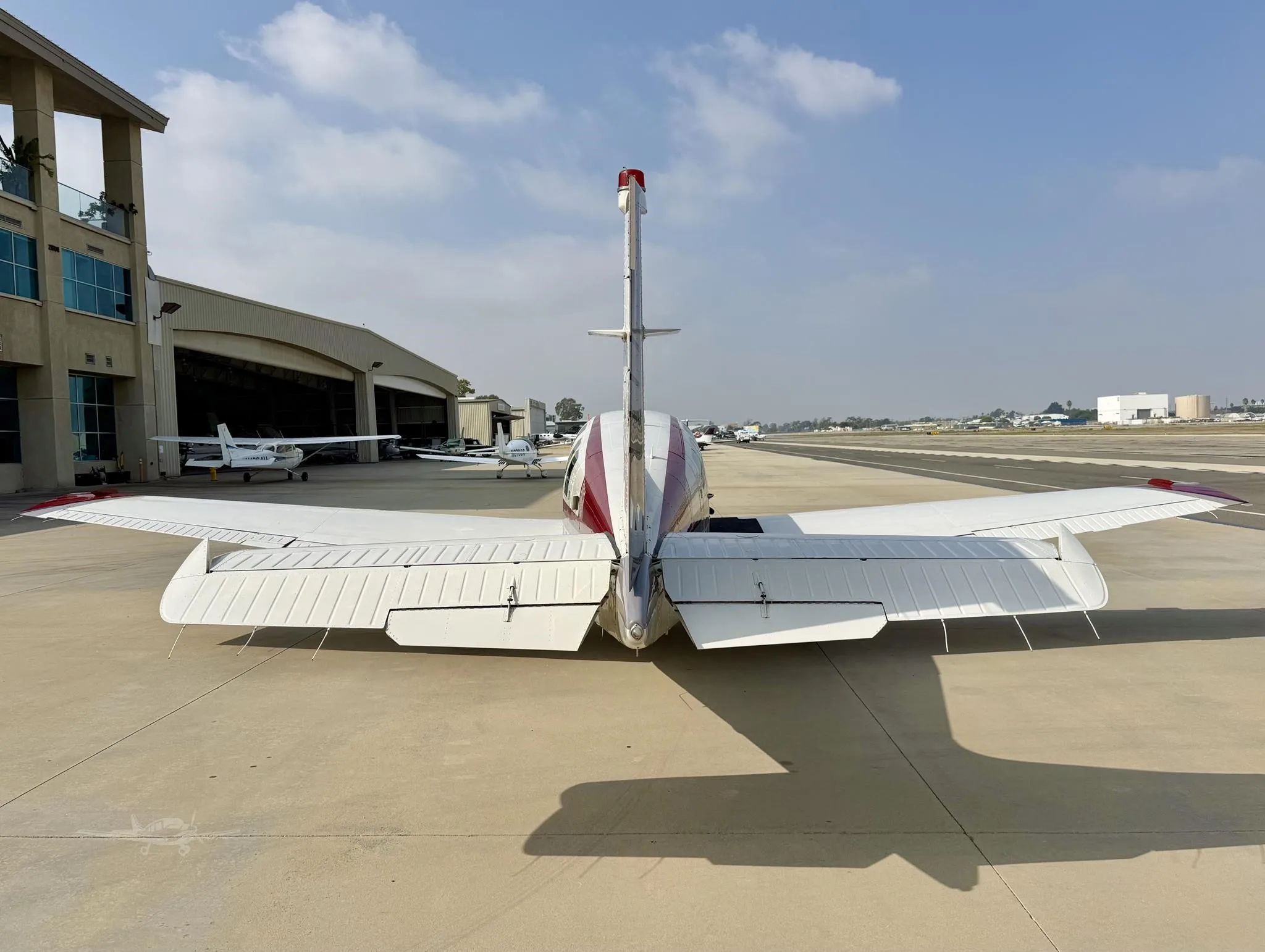Exterior view of a 1995 BEECHCRAFT A36 BONANZA, N3228W.