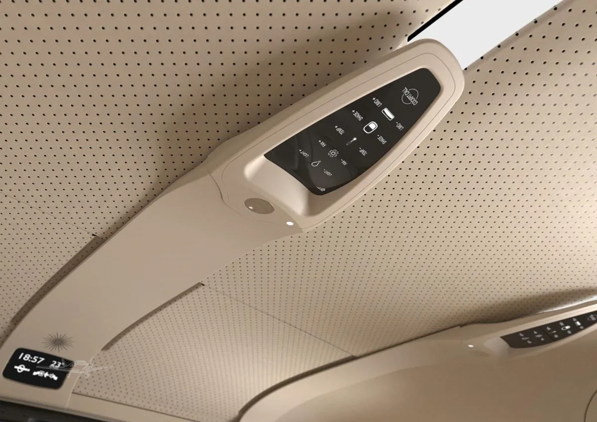 Cabin interior of a 2026 LEONARDO AW139.