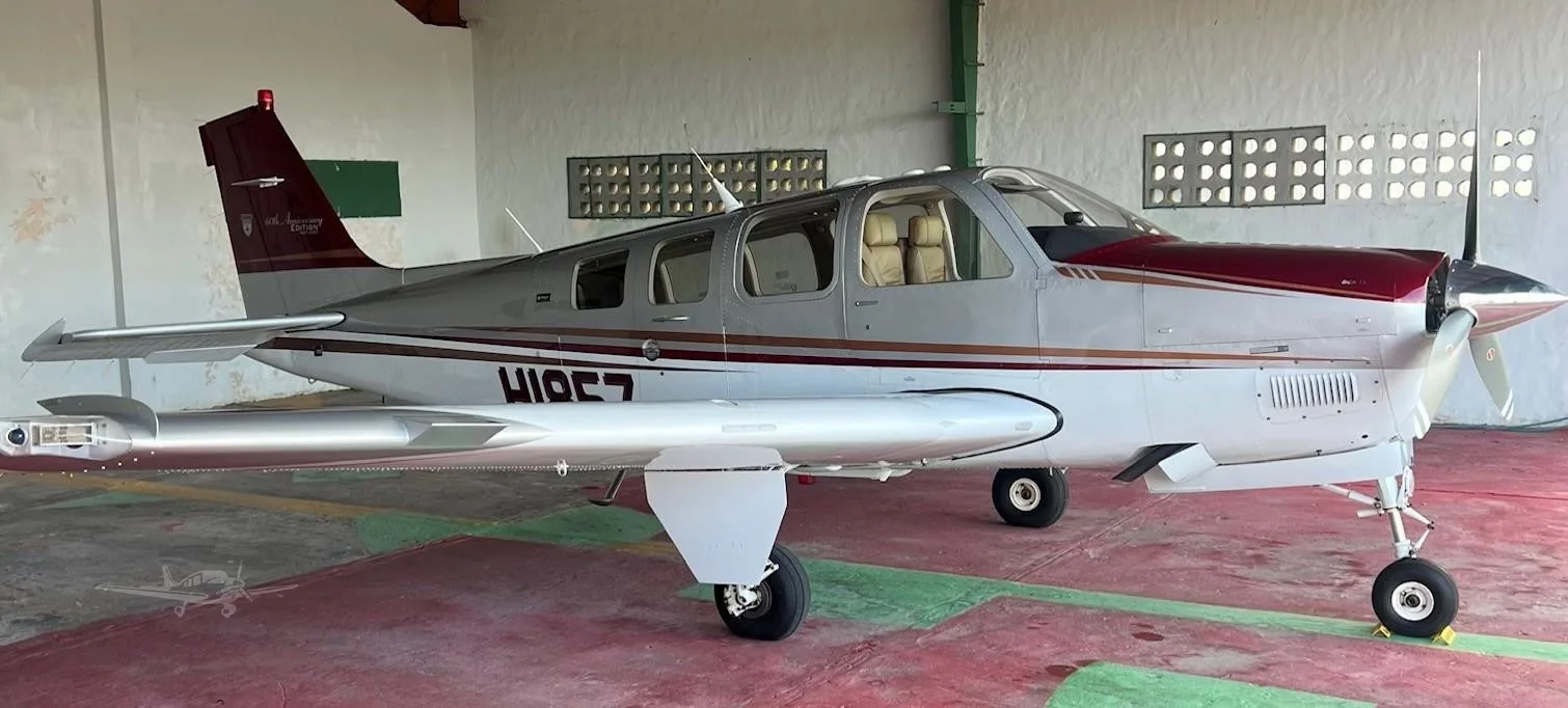 Exterior view of a 2007 BEECHCRAFT G36 BONANZA.