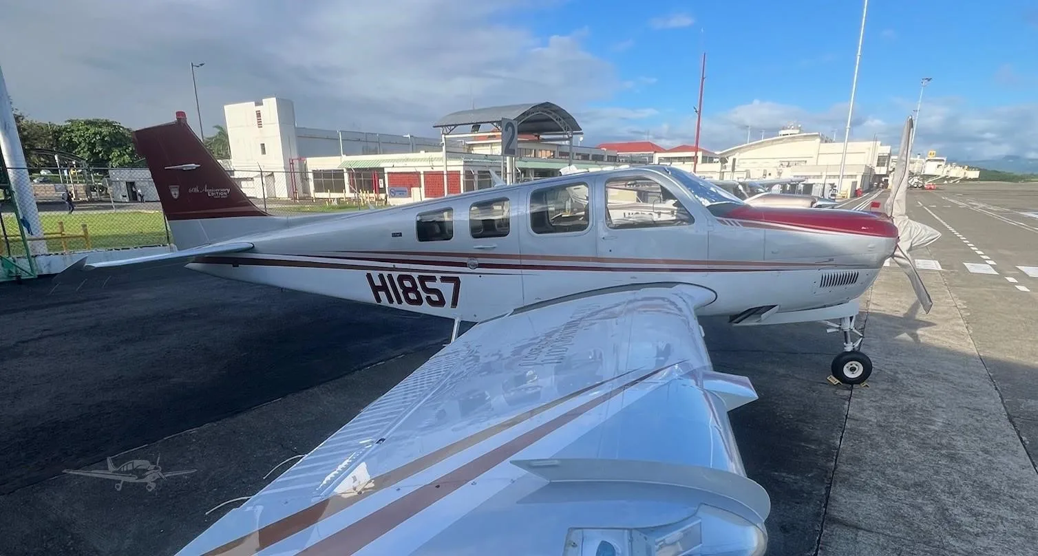 Exterior view of a 2007 BEECHCRAFT G36 BONANZA.
