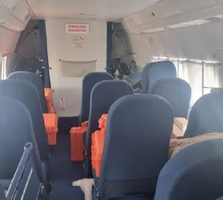 Cabin interior of a 2022 LET L-410 UVP-E20.