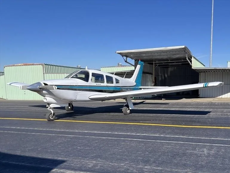 Exterior view of a 1978 PIPER TURBO ARROW III, N6089H.