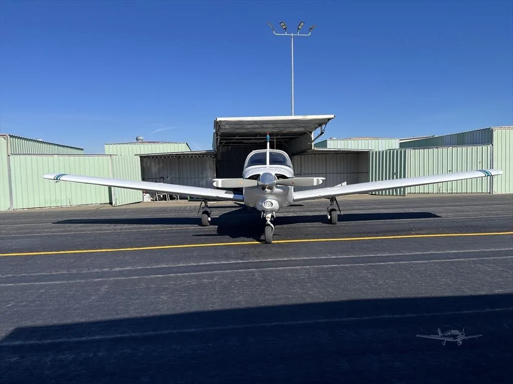 Exterior view of a 1978 PIPER TURBO ARROW III, N6089H.