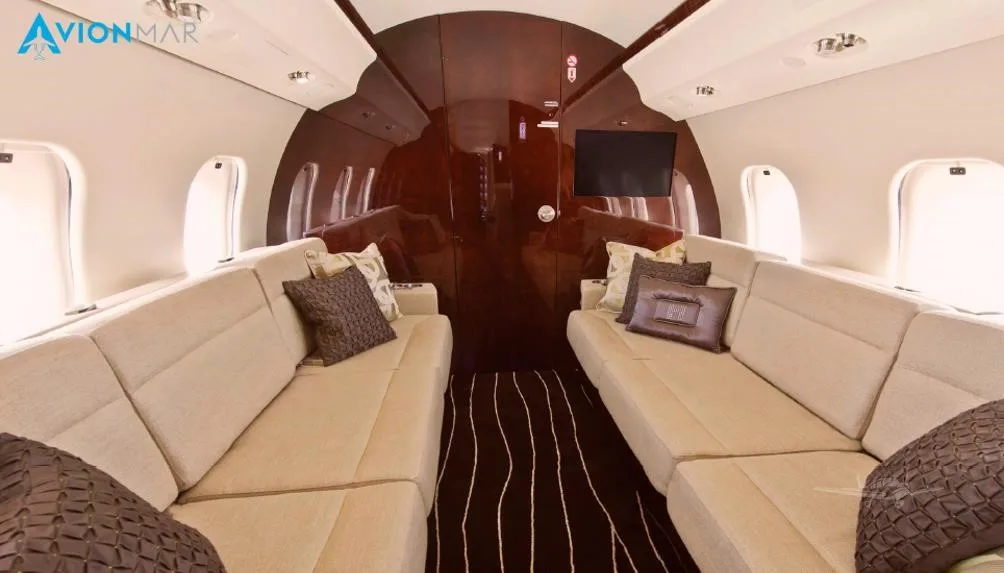 Cabin interior of a 2010 BOMBARDIER GLOBAL EXPRESS XRS.
