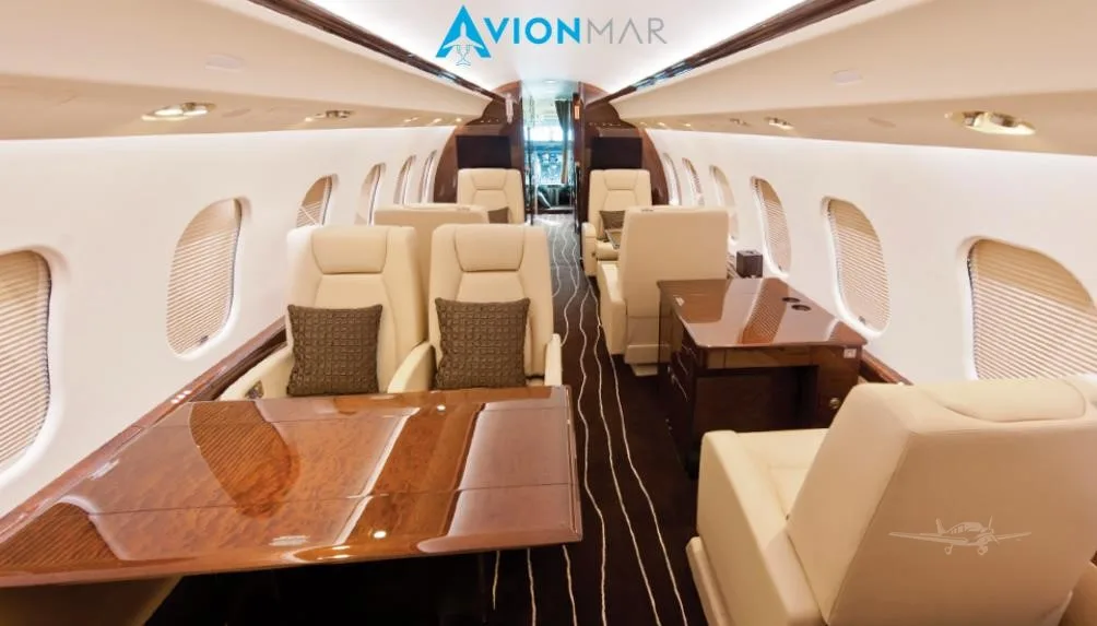 Cabin interior of a 2010 BOMBARDIER GLOBAL EXPRESS XRS.