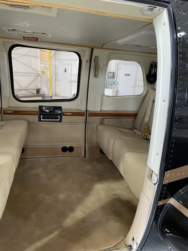 Cabin interior of a 2002 BELL 430.