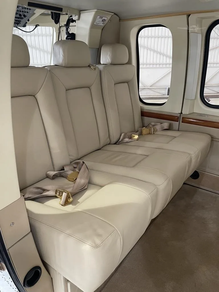 Cabin interior of a 2002 BELL 430.
