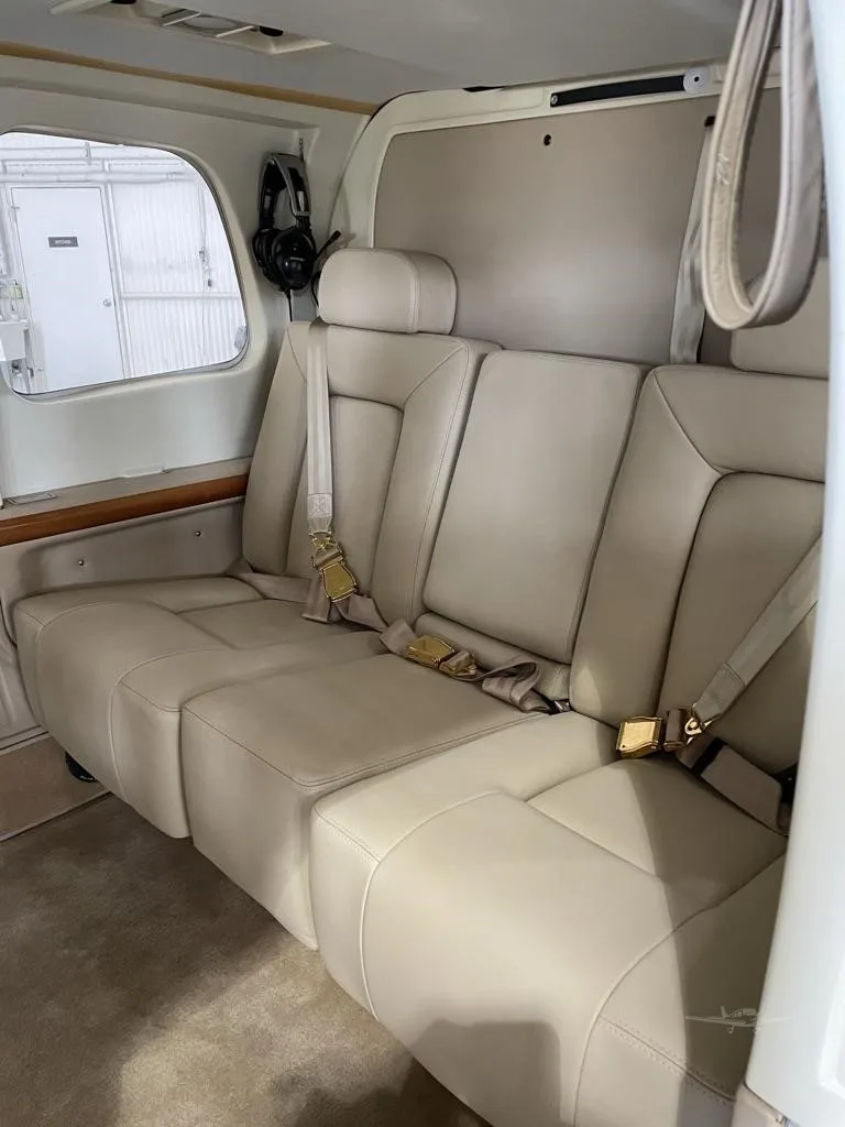 Cabin interior of a 2002 BELL 430.