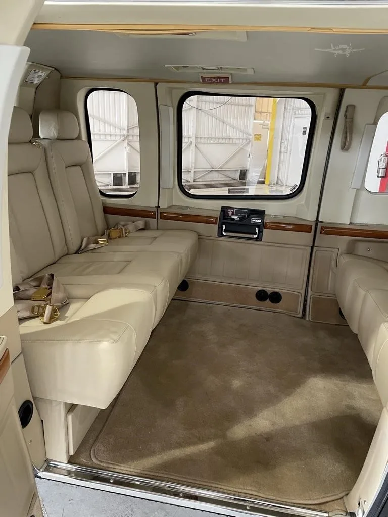 Cabin interior of a 2002 BELL 430.