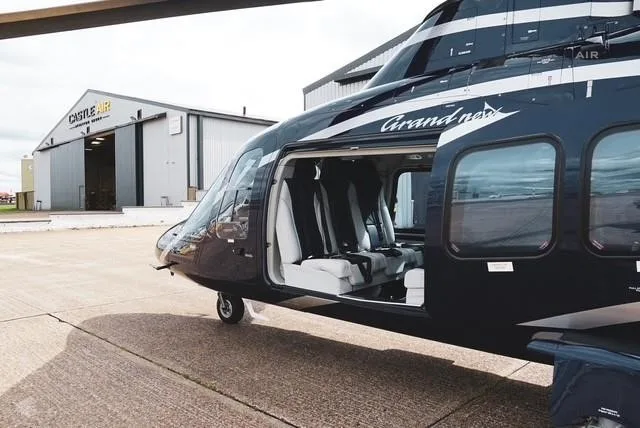 Exterior view of a 2012 LEONARDO AW109SP GRANDNEW.