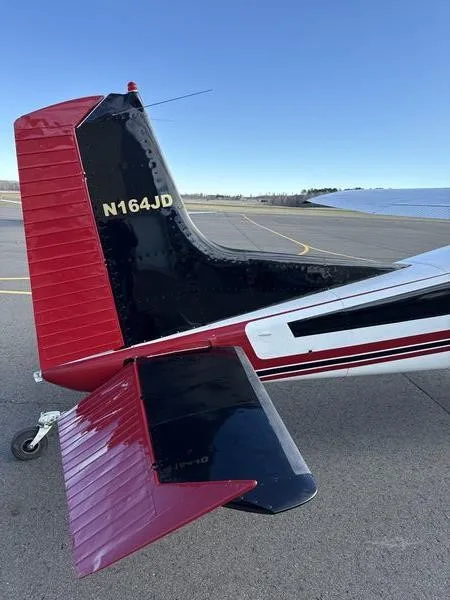 Exterior view of a 1967 CESSNA 180, N614JD.