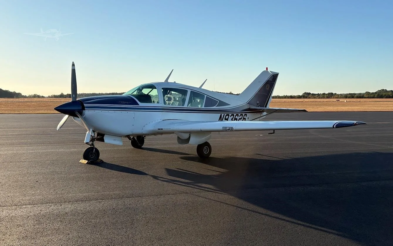 Exterior view of a 1973 BELLANCA 17-30A SUPER VIKING, N93626.