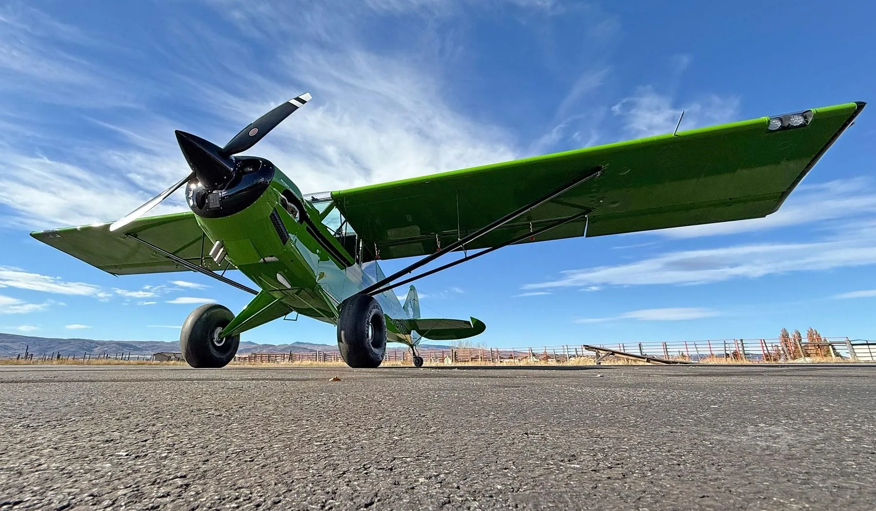Exterior view of a 2026 AVIAT HUSKY A-1C-200, N75HU.