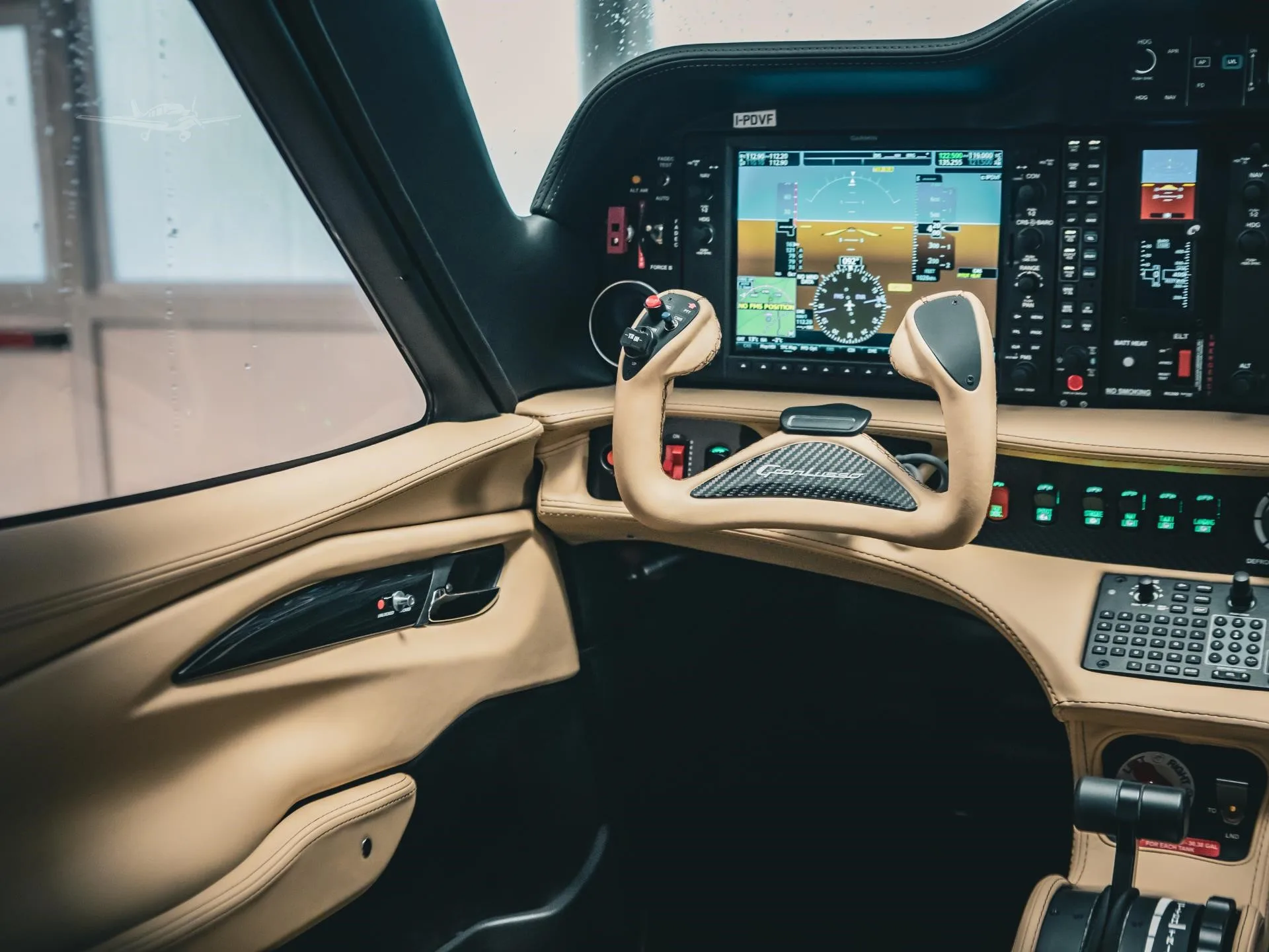 Cockpit and instrument panel of a 2026 TECNAM P2010 GRAN LUSSO.