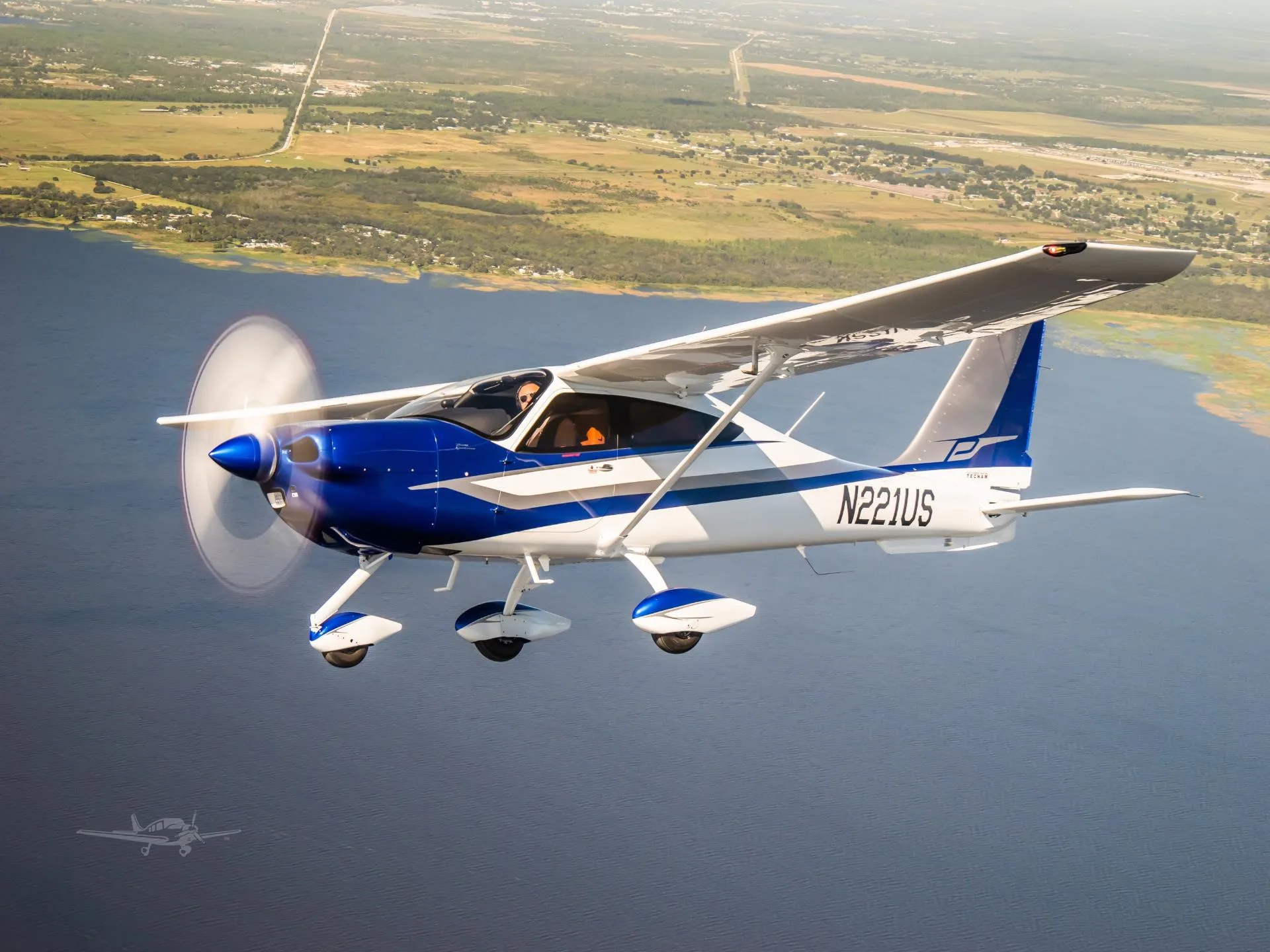 Marketing image of a 2026 TECNAM P2010 GRAN LUSSO.